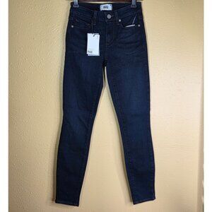 NWT Paige Women's Verdugo Ankle Jeans - Dark Indigo - Size 24 (0)